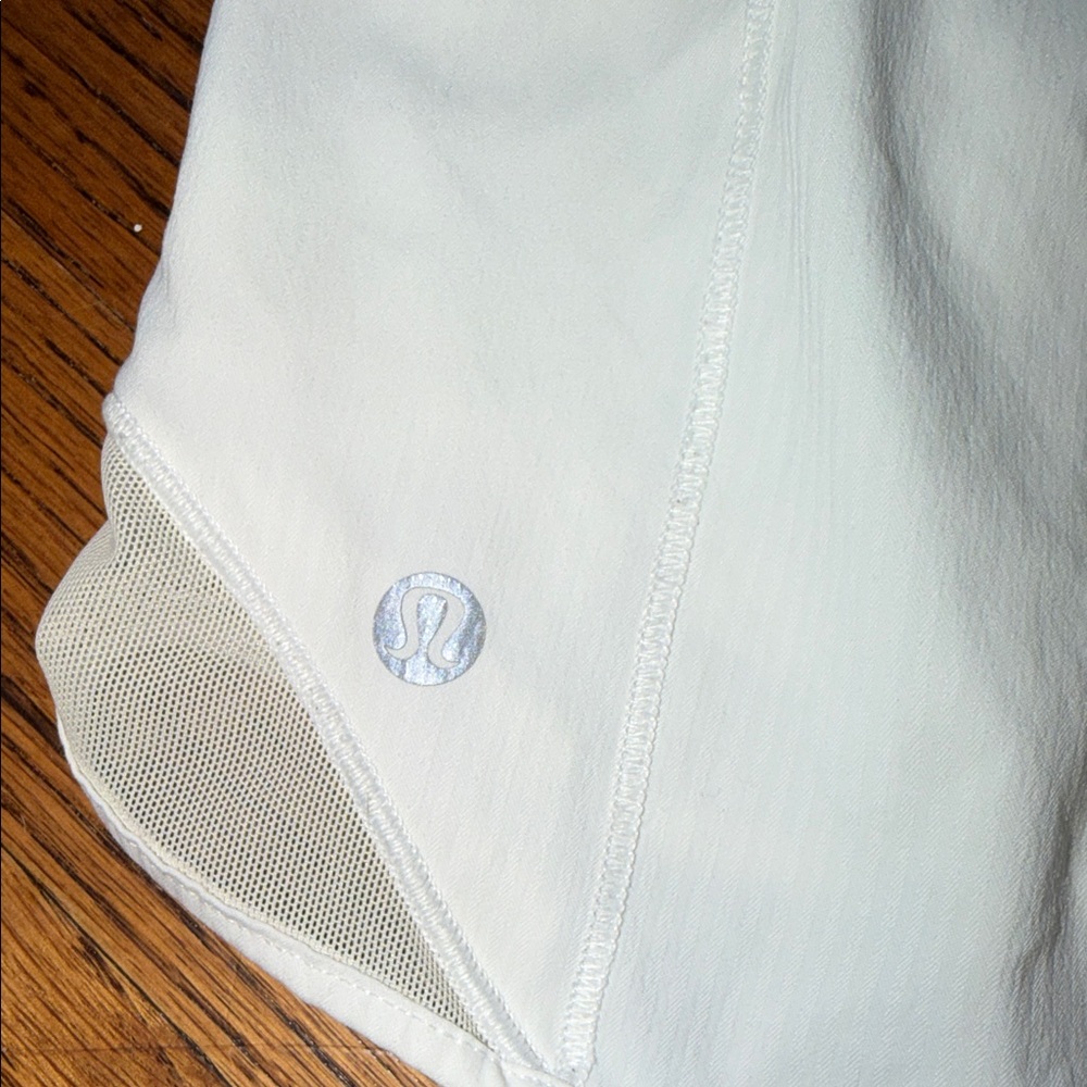 Lululemon Athletica White  Athletic Shorts - Picture 3 of 6